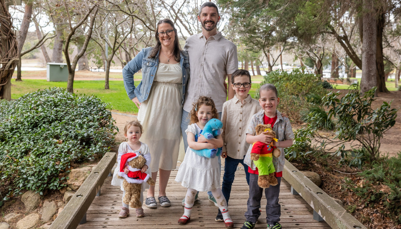 Luna the unicorn - part of the Holiday Friends Collection